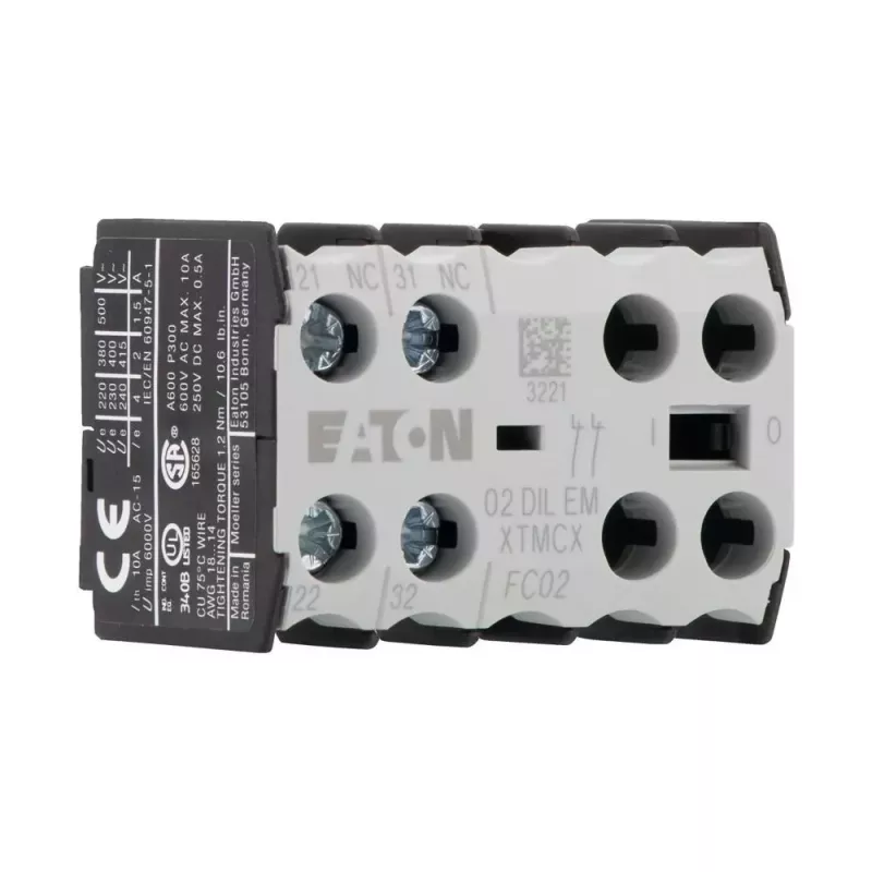 EATON 31DILE 4 polių pagalbinis kontaktų blokas, 3NO+1NC priverstinio veikimo, priekinio montavimo, skirtas DILM7-DILM38 048912