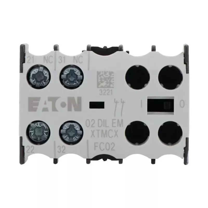 EATON 31DILE 4 polių pagalbinis kontaktų blokas, 3NO+1NC priverstinio veikimo, priekinio montavimo, skirtas DILM7-DILM38 048912