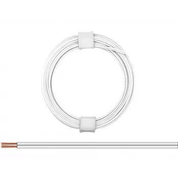 Donau Elektronik 114-55 litzinis laidas 2 x 0,08 mm² baltas 5 m