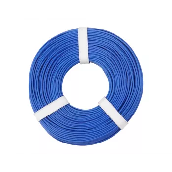 Donau Elektronik 125-052 lankstusis montavimo laidas 1 x 0,25 mm² mėlynas 50 m