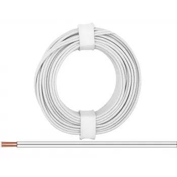 Donau Elektronik 218-55 Daugia gyslų laidas 2 x 0,14 mm² Baltas 5 m