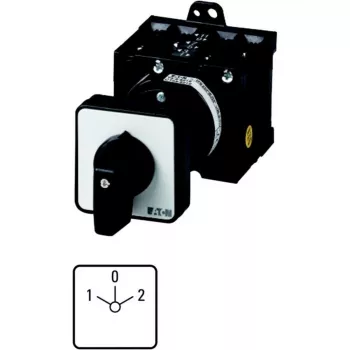 Eaton T3-3-8401/Z 3 polių kumštelinis jungiklis, 32 A, 690 V AC, IP65, juodas/sidabrinis 035739