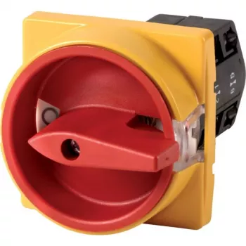 Eaton TM-2-8293/E/SVB fiksatoriaus kumštelinis jungiklis 10 A 2 polių 90° raudonas/geltonas 45485