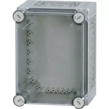 Eaton CI23E-150 izoliuotas polikarbonato korpusas su metrinėmis išpjovomis, IP65, pilkas 021943