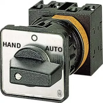 Eaton T0-2-8211/E 2 polių ON-OFF svirtinis jungiklis, 20A, 690V AC, IP65, juodas 022234