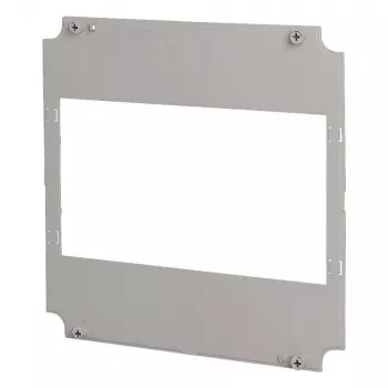 Eaton GA-RS-I44 tvirtinimo plokštė, plastikinė, pilka, 375 x 375 x 20 mm, skirta CI serijos korpusams 022653