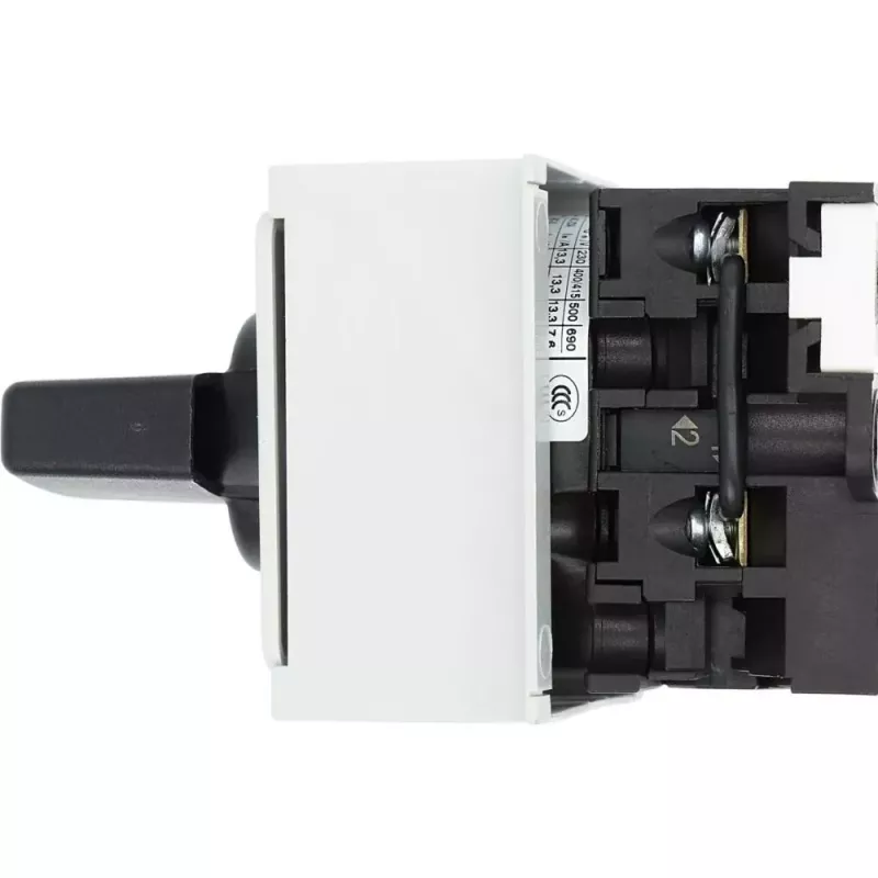 Eaton T0-1-15431/IVS vieno poliaus svirtinis jungiklis, juodas/baltas 026991