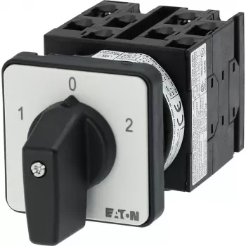 Eaton T0-4-8213/E 4 polių kumštelinis jungiklis 20A 690V IP65 juoda sukama rankena 031726