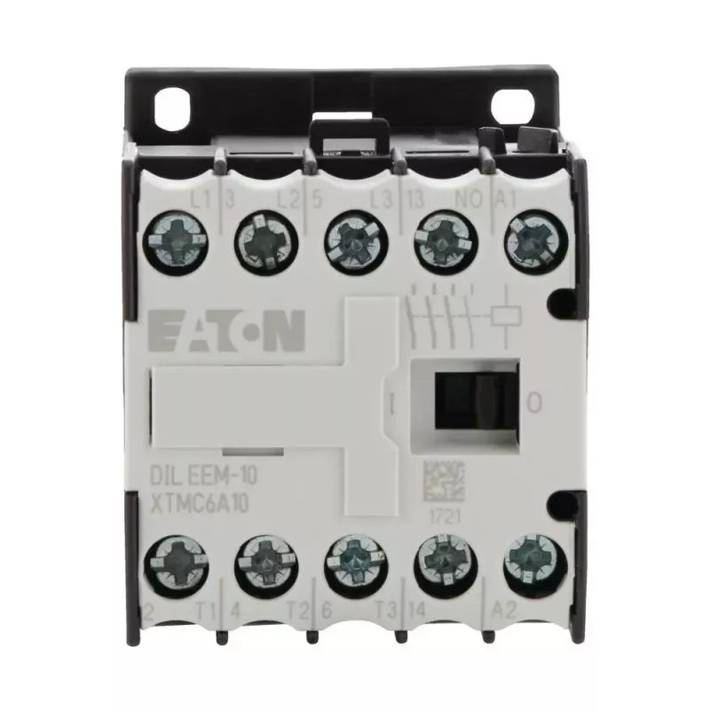 Eaton DILEEM-10 mini kontaktorius, 3 polių, 9 A, 230 V AC / 240 V AC ritė, 1 NO pagalbinis, 690 V izoliacija 051608