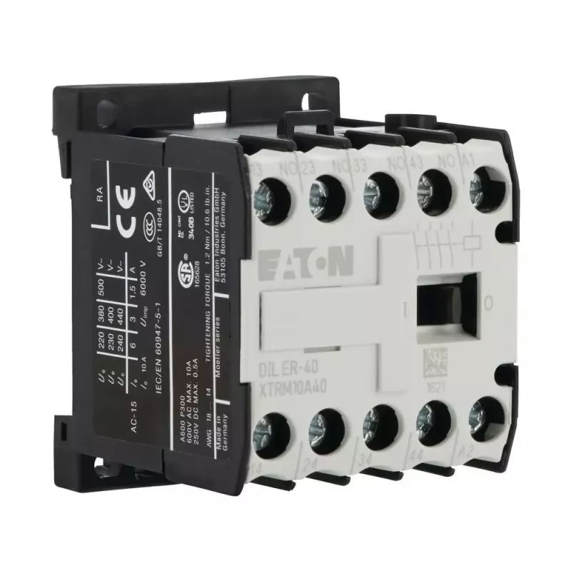 Eaton DILER-40 mini kontaktinė relė, 4 NO, 230 V AC / 240 V AC ritė 051759