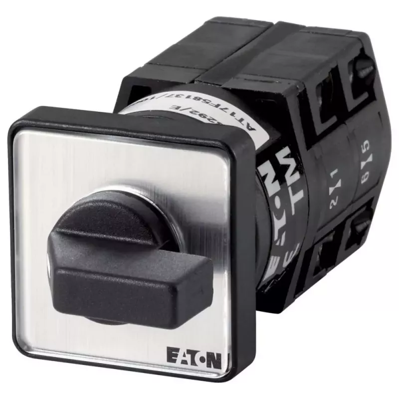 Eaton TM-2-8241/E perjungiklis, 1-polio, 16 A, 250 V AC, skydinis, juodas metalinis 065386