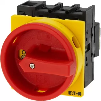EATON P1-32/EA/SVB/N pagrindinis jungiklis 32A 3P+N su avariniu sustabdymu, įleidžiamojo montavimo 091079