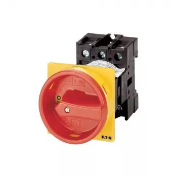 Eaton P1-32/V/SVB pagrindinis jungiklis su avariniu stabdymu, 3 polių, 32A, IP65, tarpiniam montavimui, 095676