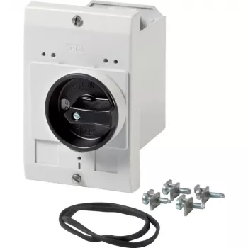 Eaton tuščias korpusas su sukimosi jungikliu E-PKZ0-G, paviršiniam montavimui, 129 x 85 x 80 mm, pilkas 072907