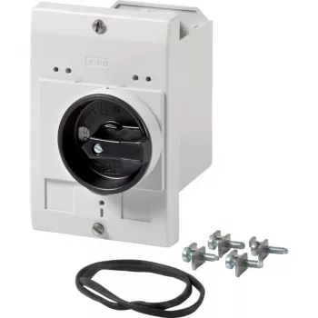 Eaton tuščias korpusas su sukimosi jungikliu E-PKZ0-G, paviršiniam montavimui, 129 x 85 x 80 mm, pilkas 072907