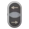 Eaton M22 Dvigubas mygtukų aktuatorius, I/O, žalias/raudonas, 22,5 mm, skydinis montavimas 105227