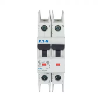 Eaton FAZ-C15/2-NA 15 A 2 polių C charakteristikos automatinis jungiklis (MCB) 102169