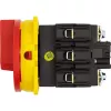 Eaton P3-100/EA/SVB 100 A 3 polių užrakinamas pagrindinis jungiklis, raudonas/geltonas