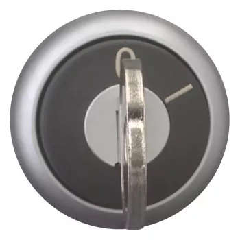 Eaton M22-WRS-MS20 raktu valdomas perjungiklio aktorius, 2 padėčių, fiksuotas, MS20 raktas, titano metalo priekinis žiedas, juodas 111779