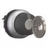 Eaton M22-WRS-MS20 raktu valdomas perjungiklio aktorius, 2 padėčių, fiksuotas, MS20 raktas, titano metalo priekinis žiedas, juodas 111779