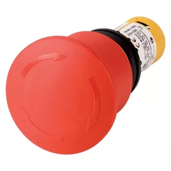 Eaton C22-PVT45P-K02 avarinio sustabdymo mygtukas, atsukamas atlaisvinimas, 2 NC, 45 mm grybo formos galvutė, IP66/IP67/IP69 121611