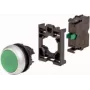 Eaton M22-D-G-K10-BVP mygtuko jungiklis, žalias, plastikinis priekinis žiedas, 1NO 110934