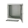 Eaton CS-33/150 sieninis elektros skydelis, polikarbonatas, pilkas, permatomomis durelėmis, IP65, 111648