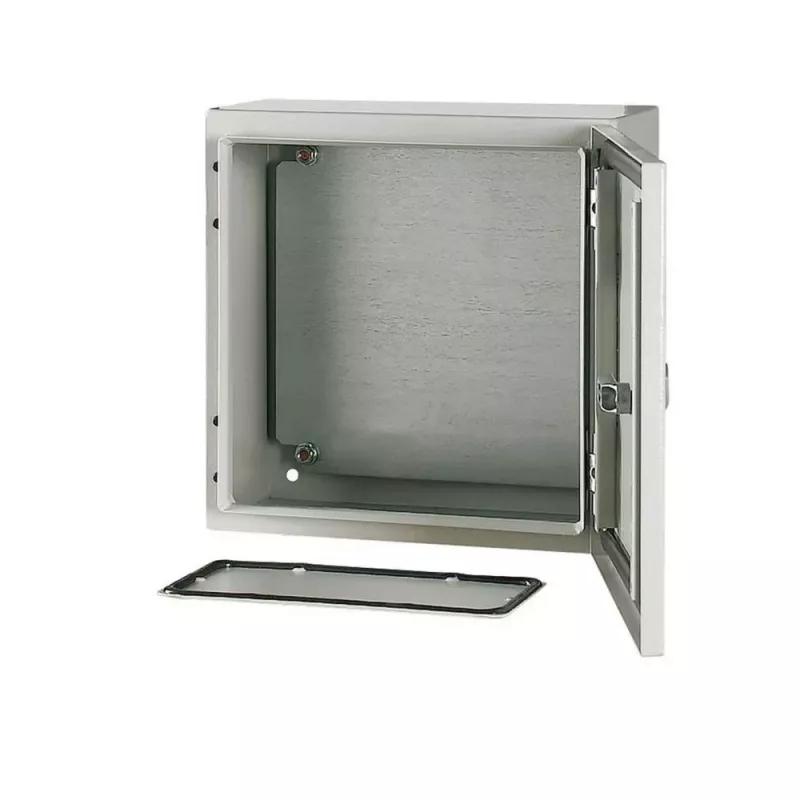 Eaton CS-33/150 sieninis elektros skydelis, polikarbonatas, pilkas, permatomomis durelėmis, IP65, 111648