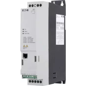 Eaton DE1-124D3FN-N20N dažnio keitiklis 0,75 kW 1 fazės 200-240 V, IP20, juodas/baltas 174330