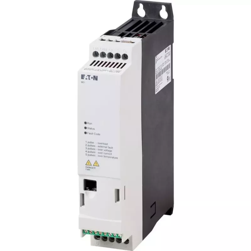 Eaton DE1-127D0FN-N20N greičio keitiklis 0,75 kW 1 fazės 200-240 V AC IP20 174331