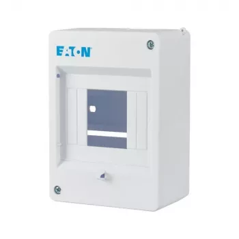 Eaton MINI-4 paviršinio montavimo skirstomasis skydas, 4 modulių vienetai, IP30, baltos spalvos (RAL 9010) 177068