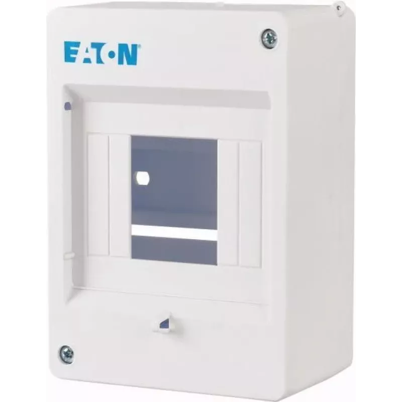 Eaton MINI-4 paviršinio montavimo skirstomasis skydas, 4 modulių vienetai, IP30, baltos spalvos (RAL 9010) 177068