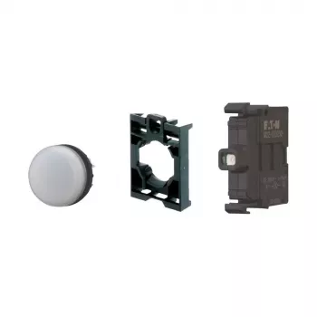 Eaton M22-L-W-LED230-BVP baltas LED signalinis šviestuvas, 230V AC/DC, 22,5mm