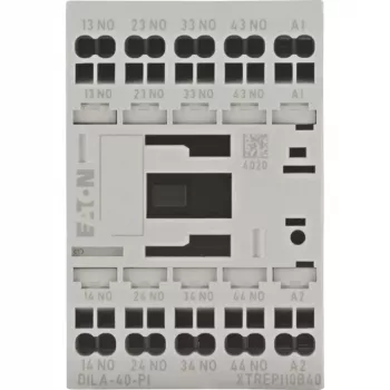 EATON DILA-40(24VDC)-PI pagalbinis kontaktorius 24 V DC, 4 NO, push-in gnybtai, 199208