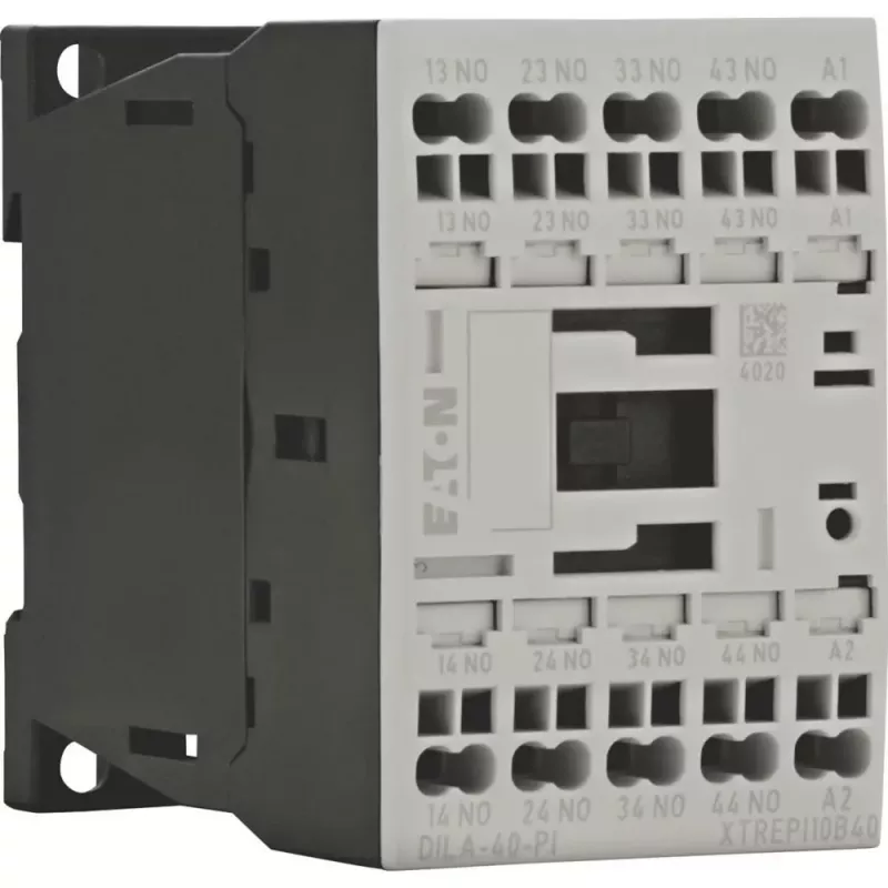 EATON DILA-40(24VDC)-PI pagalbinis kontaktorius 24 V DC, 4 NO, push-in gnybtai, 199208