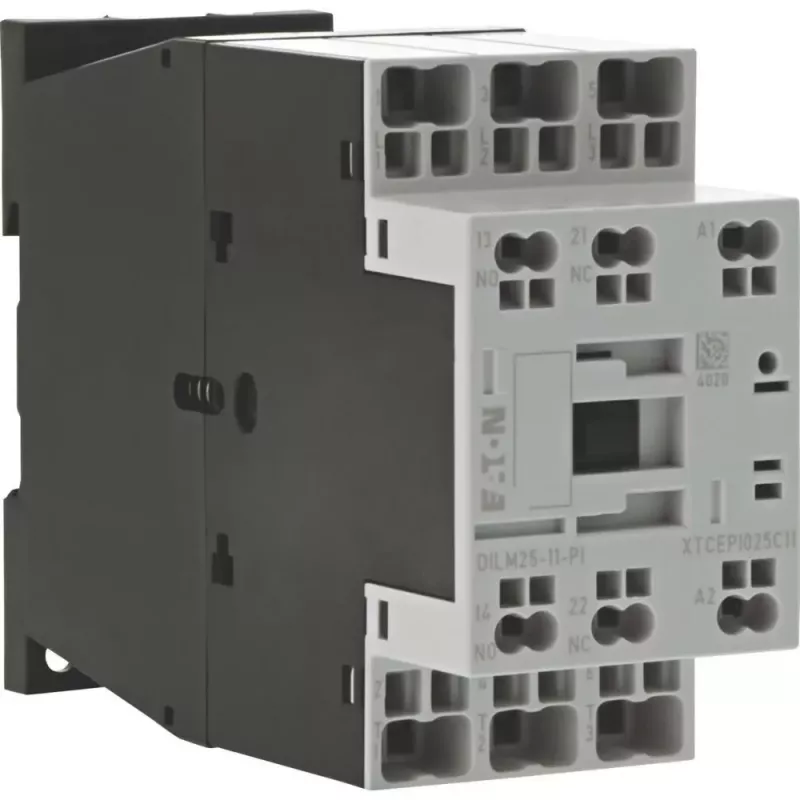 EATON DILM25-11 230V 50Hz 3 polių galios kontaktorius, 25A AC-3 400V, 11kW, 1NO+1NC 199284