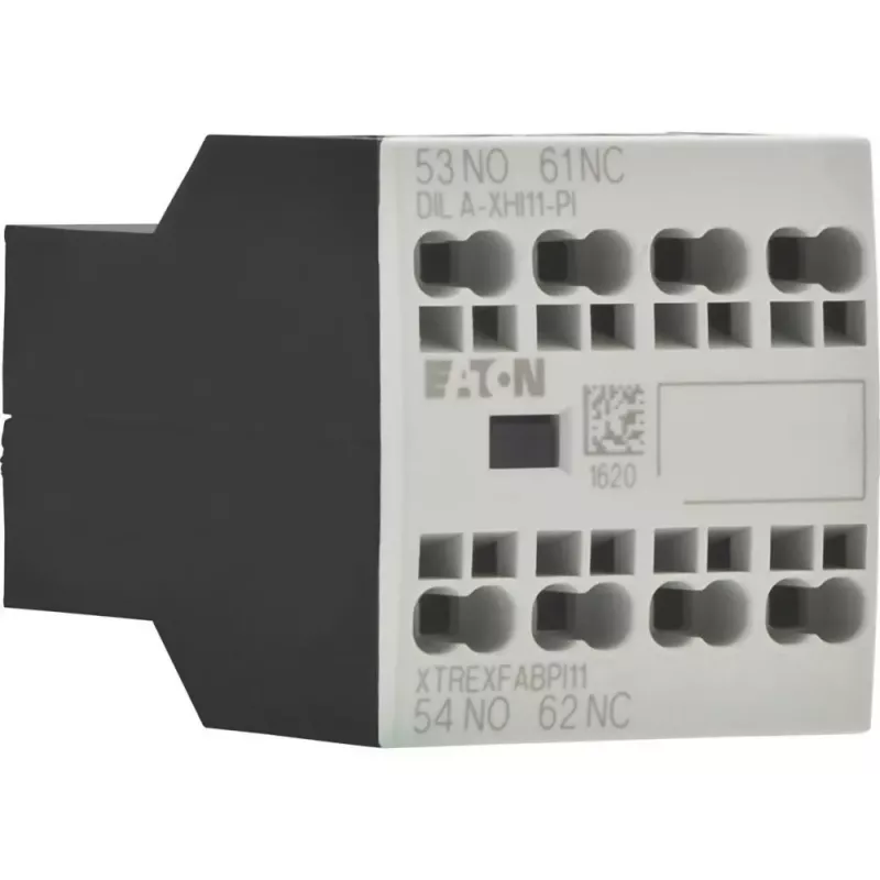 Eaton DILA-XHI11-PI pagalbinis kontaktų blokas, 1NO+1NC, push-in gnybtai, DILM7-DILM38 kontaktoriams 199314