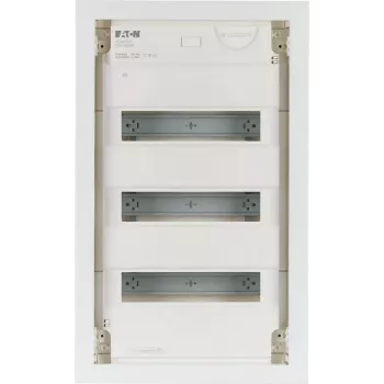 Eaton KLV-36HWP-F paviršinio montavimo skirstomasis skydas, 3 eilės, 36 moduliai, permatomomis durelėmis, baltas 178810