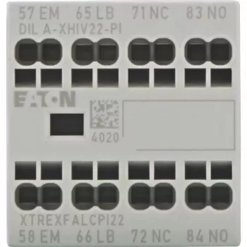 EATON DILA-XHIV22-PI pagalbinis kontaktų blokas, 4 polių, 2NO+2NC, 16 A, šoninis montavimas 199322