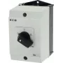 Eaton T0-4-8410/I1 3 polių ON-OFF svirtinis jungiklis, 20 A, priekinio montavimo, juodas/baltas 207140
