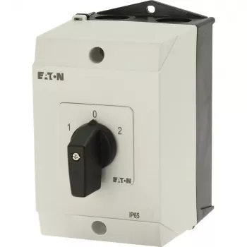 Eaton T0-3-8212/I1 20 A 3 polių kumštelinis jungiklis, 2x60°, pilkas/juodas 207123