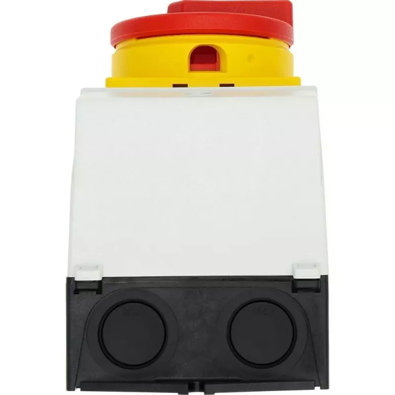 Eaton T0-4-8344/I1/SVB kumštelinis jungiklis, 4 polių, 20 A, 690 V, 3 padėčių, priekinio montavimo, juoda rankena 207163