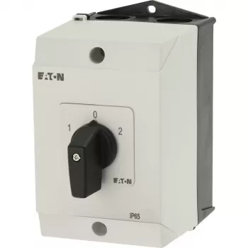Eaton T3-3-8401/I2 3 polių kumštelinis jungiklis, 32 A, juodas sukamas rankenėlė