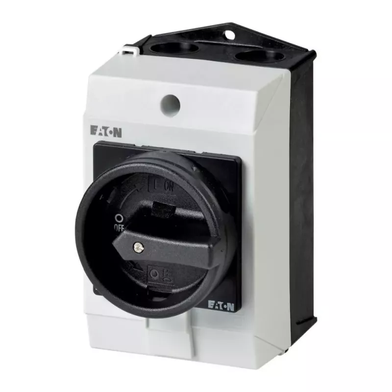 Eaton 207164 pagrindinis jungiklis I G/SVB T0-4-8344/I1/SVB-SW 3 polių 20A IP65 juodas