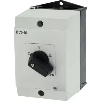 Eaton T3-4-8410/I2 pagrindinis jungiklis 3 polių 63 A 690 V AC ON-OFF skydinis montavimas juodas/baltas 207195