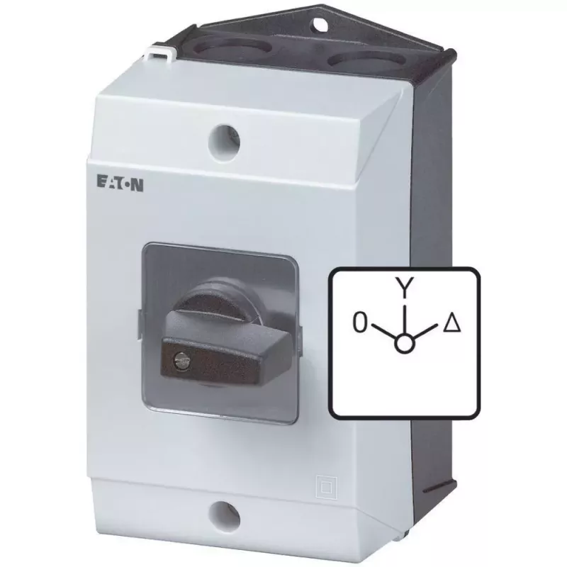 Eaton T3-4-8410/I2 pagrindinis jungiklis 3 polių 63 A 690 V AC ON-OFF skydinis montavimas juodas/baltas 207195
