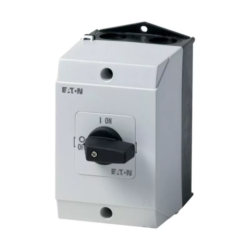 Eaton P1-32/I2 rotacinis pagrindinis jungiklis, 3 polių, 32 A, juodas/baltas 207320