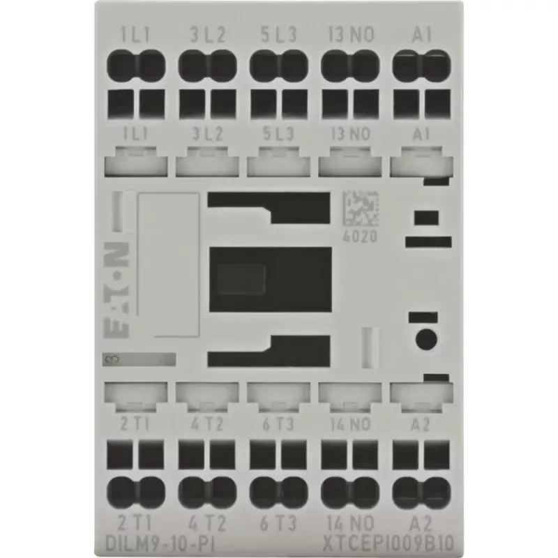 EATON DILM9-10(24VDC) galios kontaktorius, 3 polių, 400V, 4kW, 9A, 24V DC, 1NO, 199233