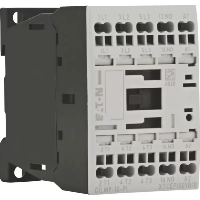 EATON DILM9-10(24VDC) galios kontaktorius, 3 polių, 400V, 4kW, 9A, 24V DC, 1NO, 199233