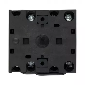 Eaton T0-1-15421/E kumštelinis jungiklis, 1-polis, ON-OFF, 20 A, 690 V AC, svirtinė rankenėlė, juodas, priekinė plokštė 48x48 mm 095806